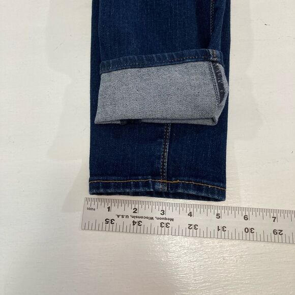 Hudson Jeans 29 Blair Blue Denim Super Skinny Mid Rise Stretch Preppy Casual - Picture 11 of 11